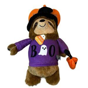 Sloth Halloween Trick or Treat Dog Toy NWT Puppy Pet Gift Witch